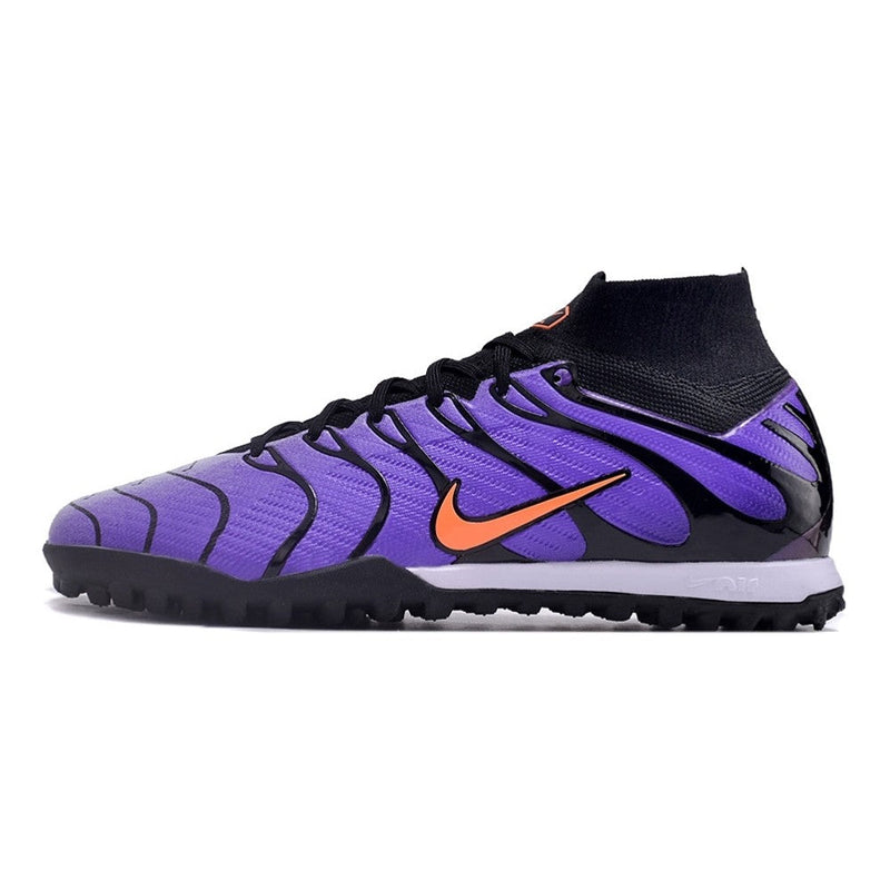 Chuteira NIKE Air Zoom Mercurial Superfly 9 Elite Society TN Roxo/Preto