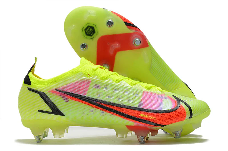 Chuteira Nike Mercurial Vapor 14 Elite Trava Mista verde